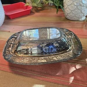 Elegant Silver Serveware Tray